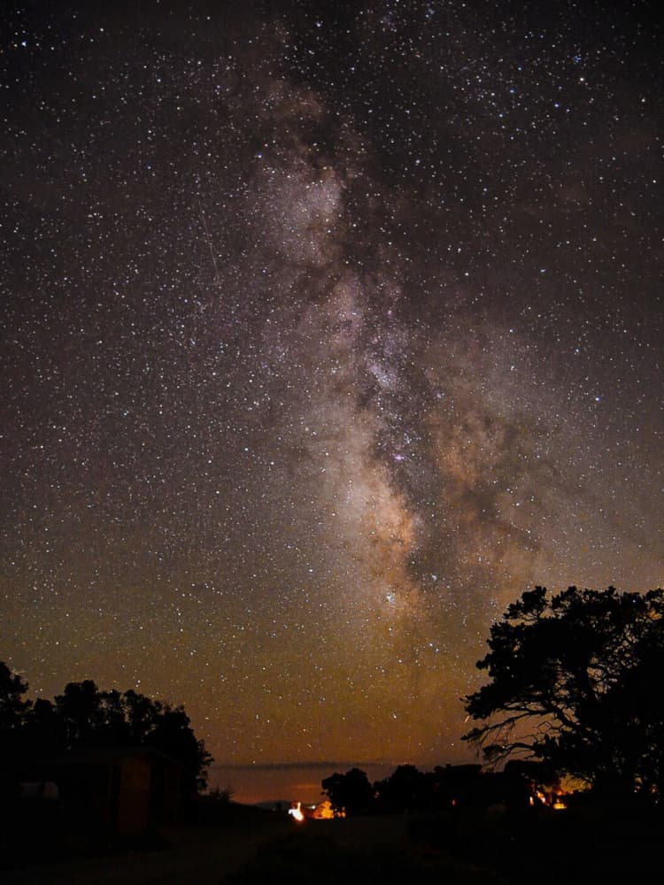 Milky Way Night Sky by Del Mundo Imagery — canvas wall art