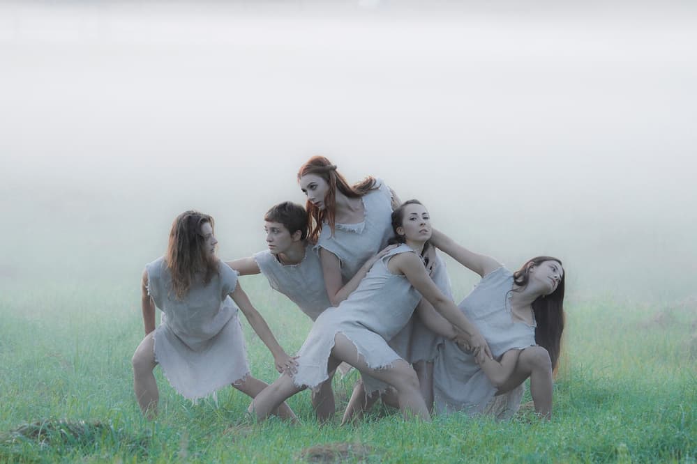 Ethereal Dance Ensemble by Leszek Paradowski — canvas wall art