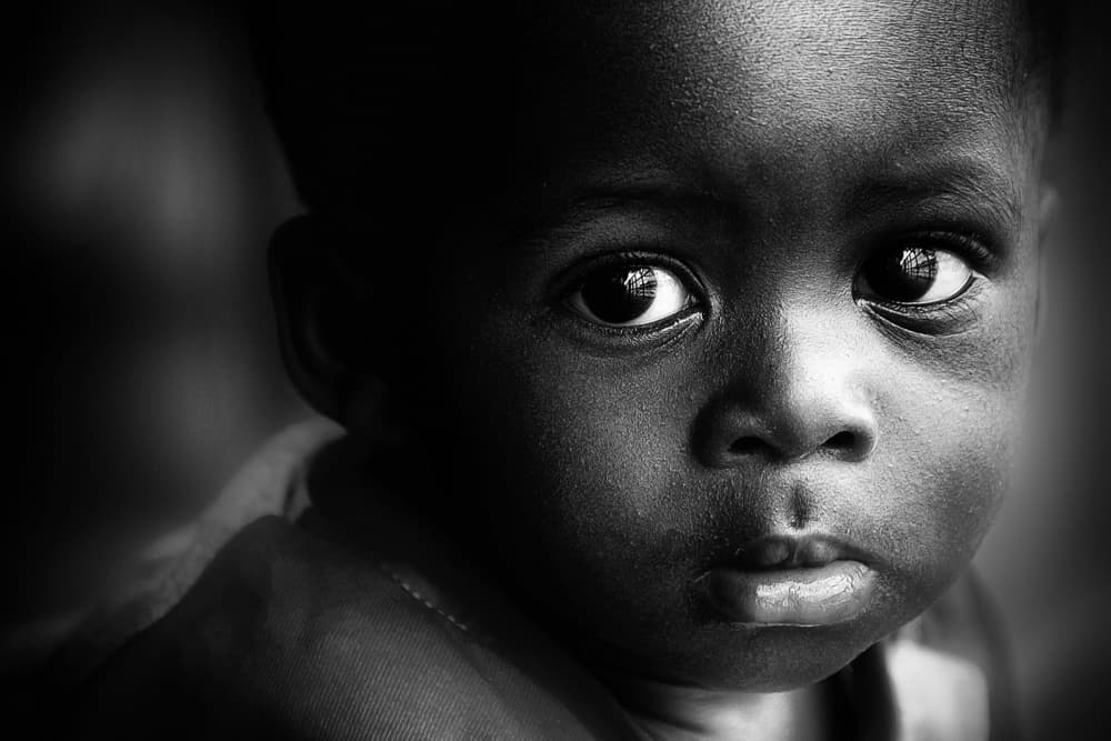 Innocent Child Gaze by Sergio Pandolfini — canvas wall art
