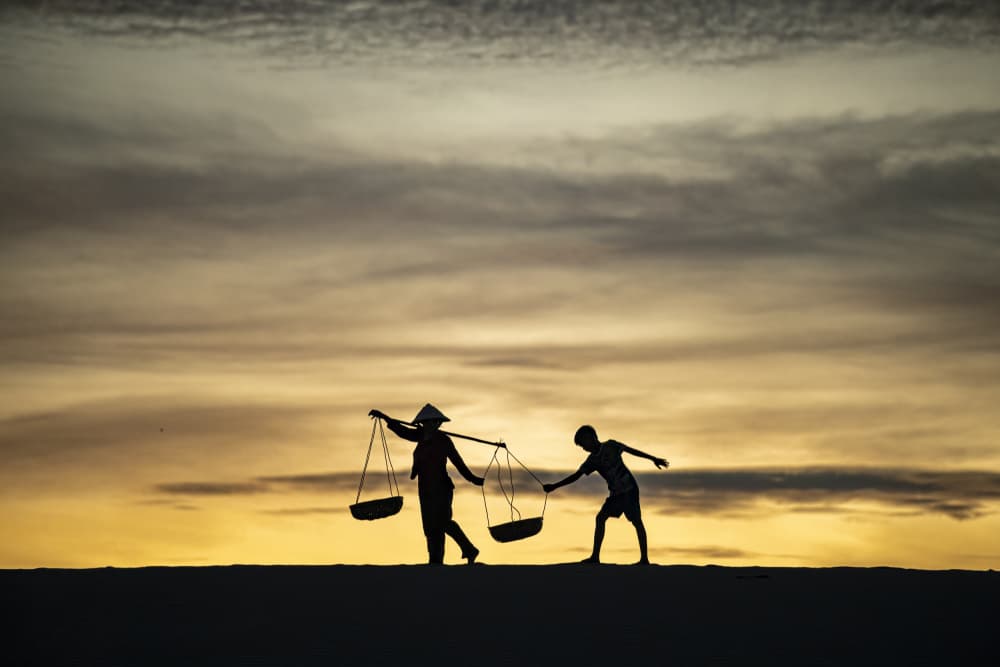 Dune Carriers at Sunset by Joseph Ng — canvas wall art