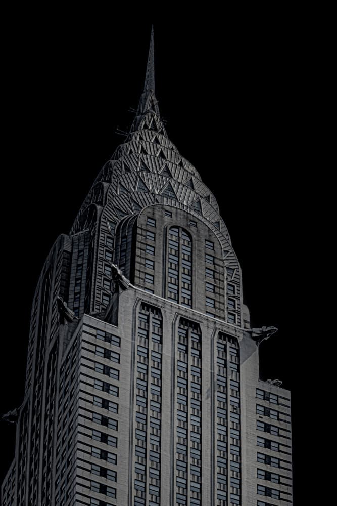 Chrysler Building Spire by Branko Markovic — canvas wall art