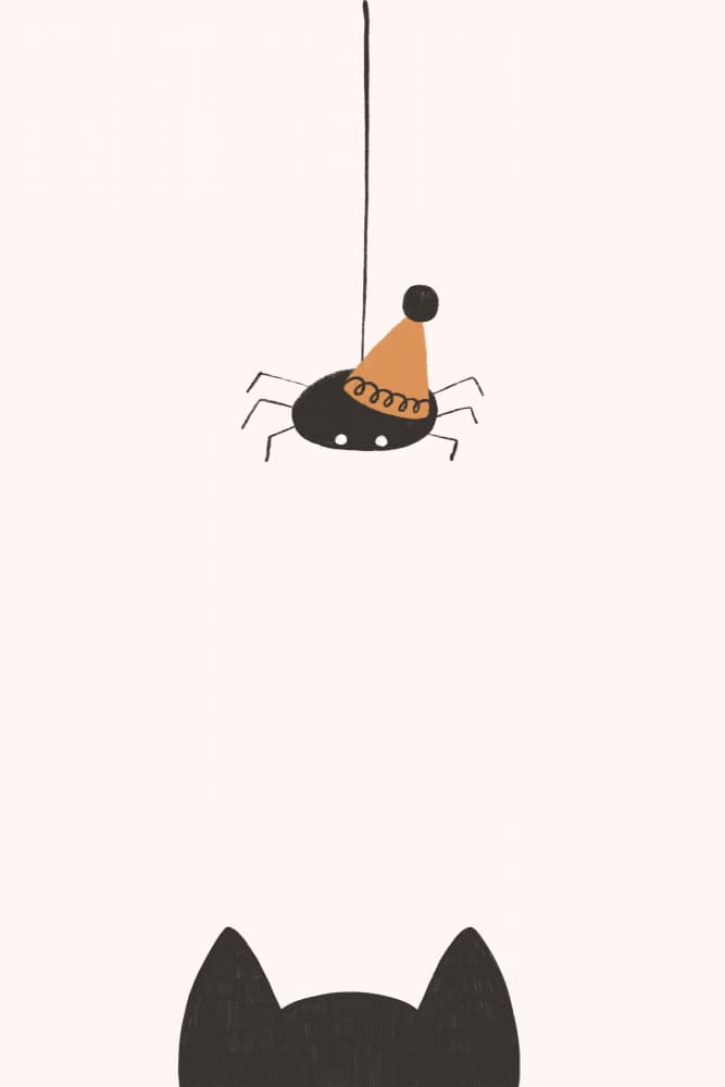 Party Spider Surprise by Menina Lisboa — canvas wall art