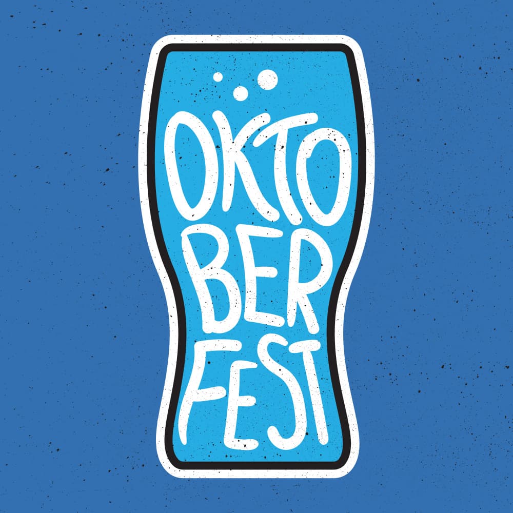 Oktoberfest Beer Glass by Marika Barsrsind — canvas wall art