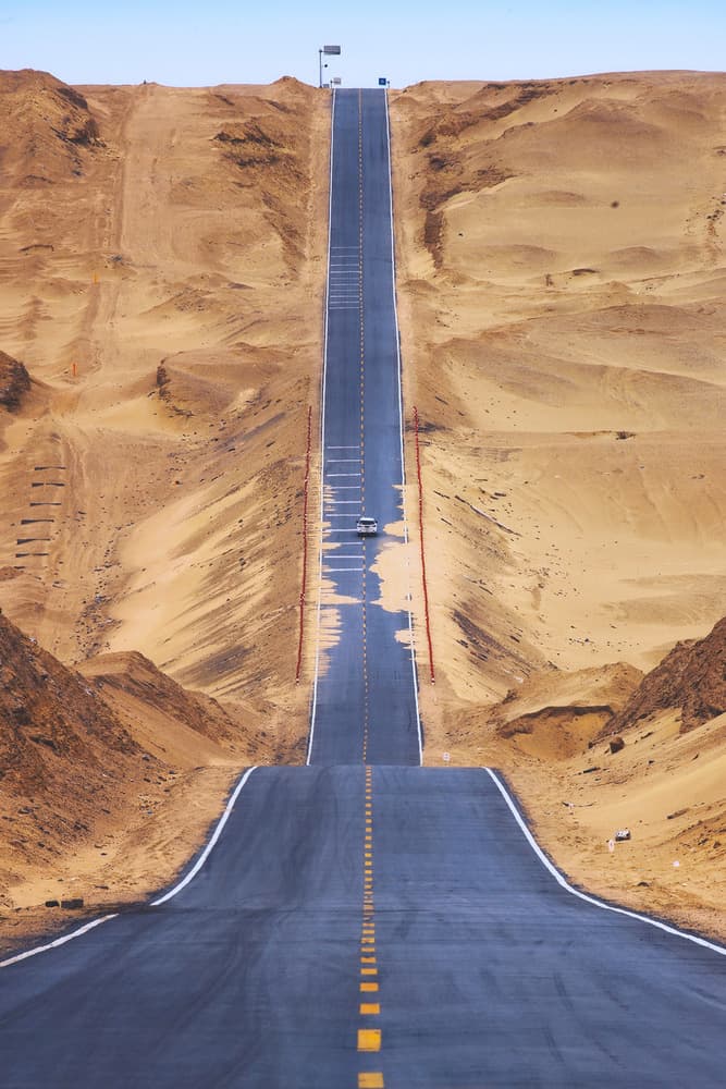 Road to the Horizon by TIANQI — canvas wall art