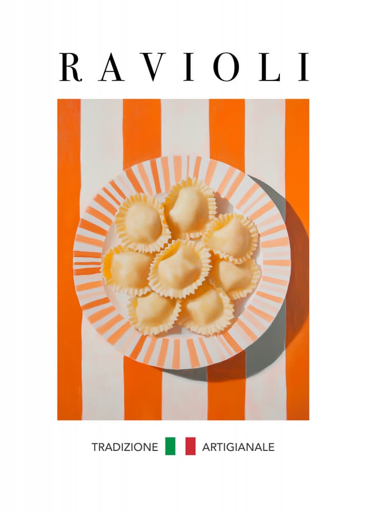 Fresh Italian Ravioli by Andreas Magnusson — canvas wall art
