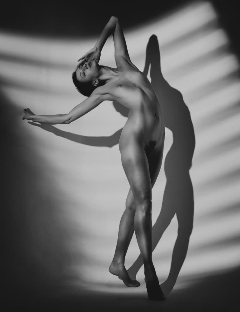 Graceful Nude Pose by James Yang — canvas wall art