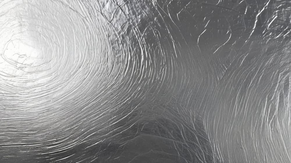 Silver Ripple Texture by Marika Barsrsind — canvas wall art