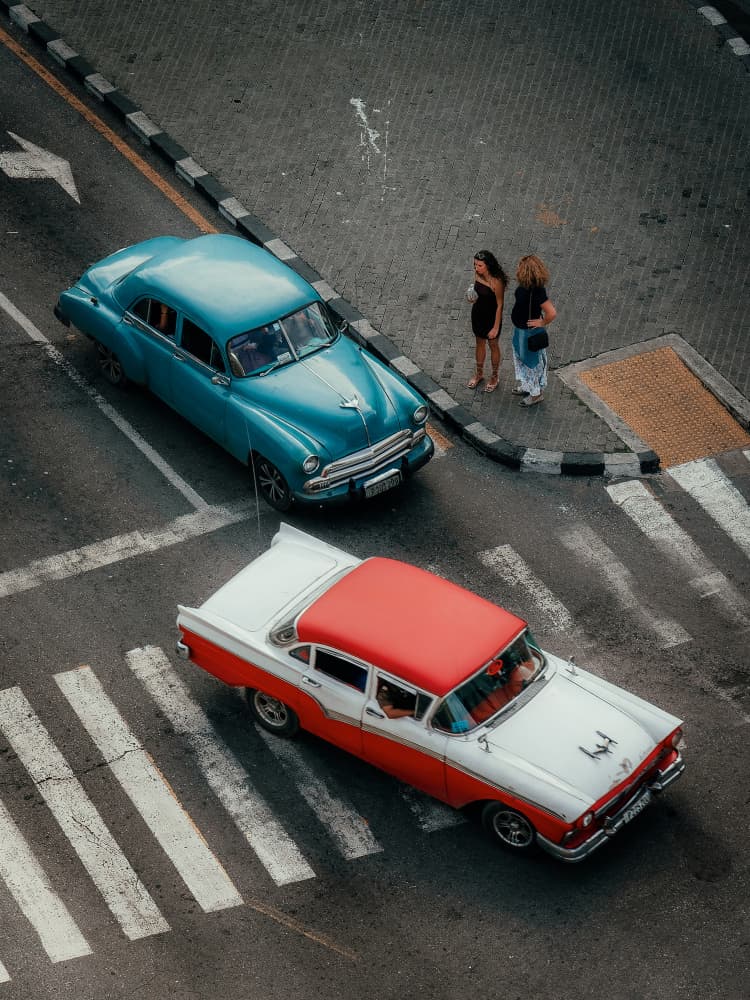 Classic City Cruisers by Andy Bauer — canvas wall art