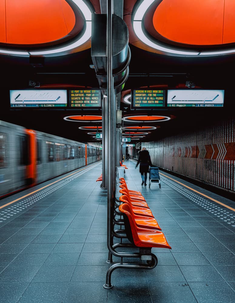 Urban Metro Motion by erwin hodister — canvas wall art