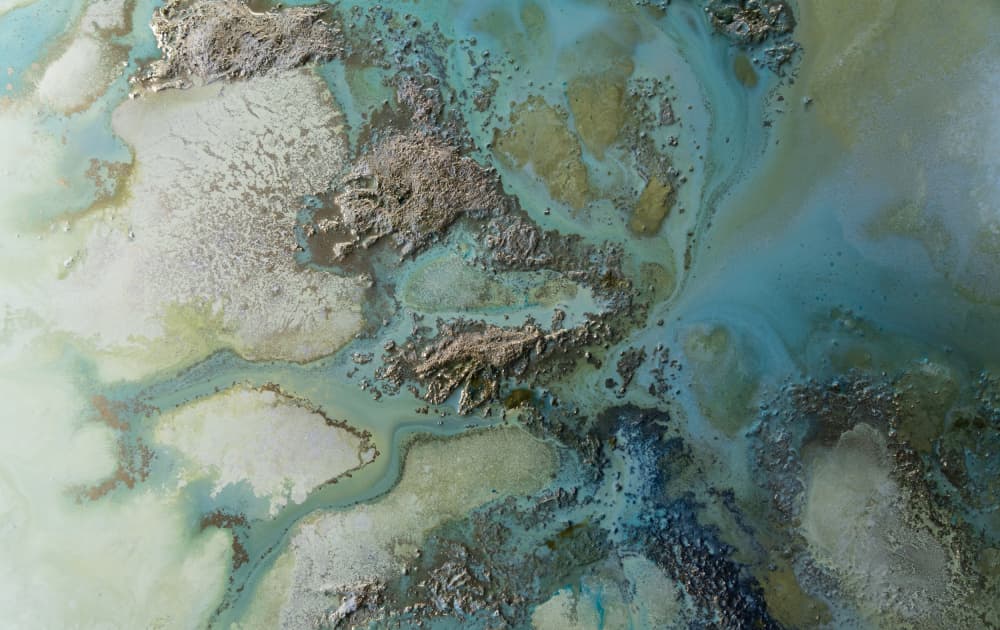 Abstract Coastal- Journey by Petra Meikle de Vlas — canvas wall art