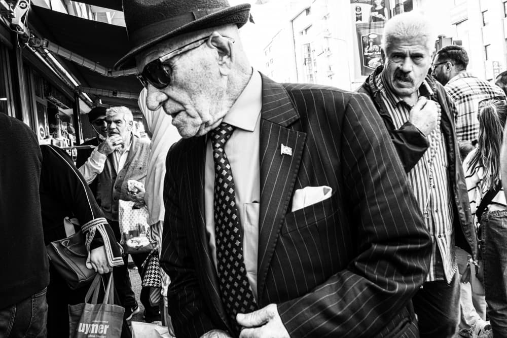 Dapper Urban Gentleman by Ali Ayer — canvas wall art