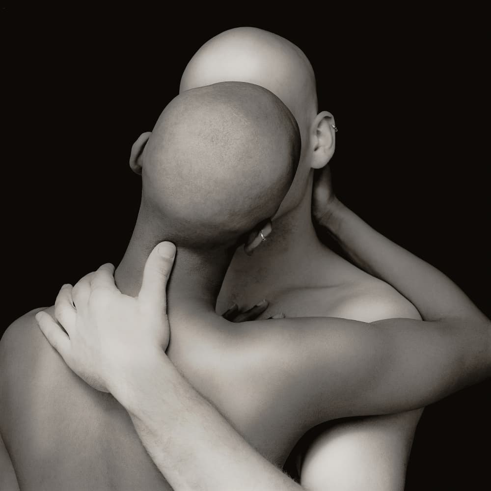 Intimate Embrace by Anders Kustås — canvas wall art