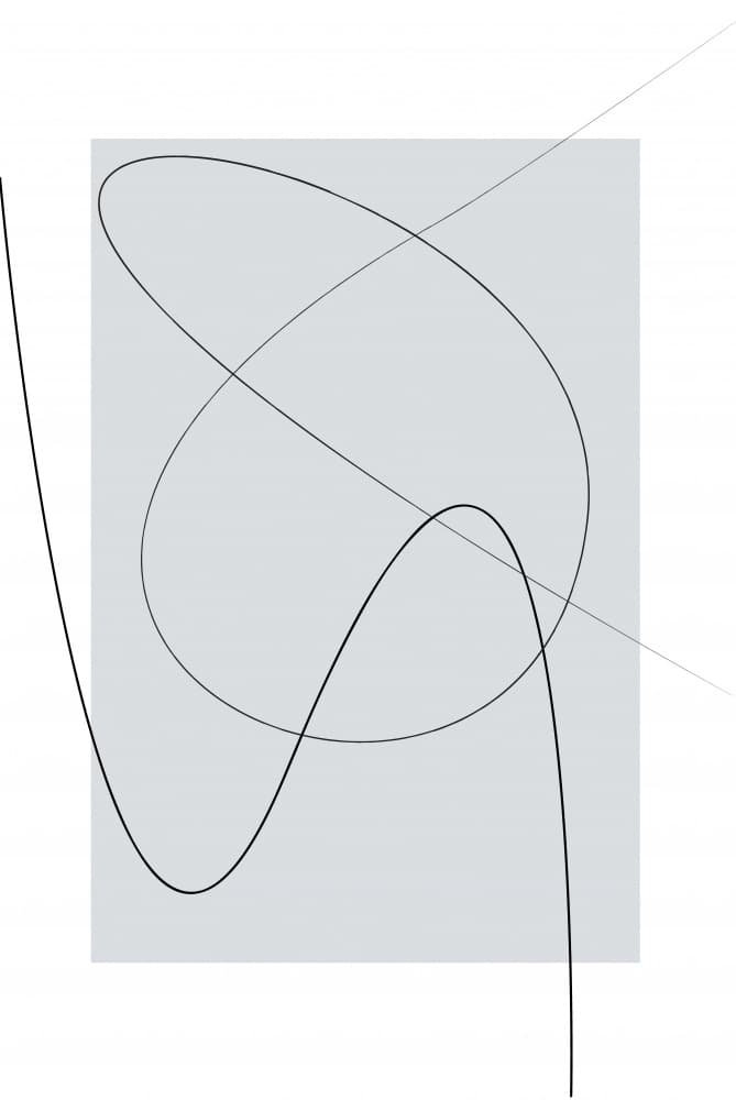 Fluid Minimalist Curves by Oju Design — canvas wall art