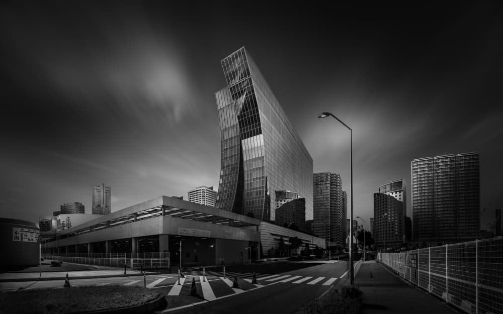 Modern City Architecture by Yoshihiko Wada — canvas wall art