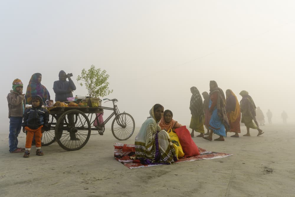 Pilgrimage by Rajarshi Bhattacharjee — canvas wall art