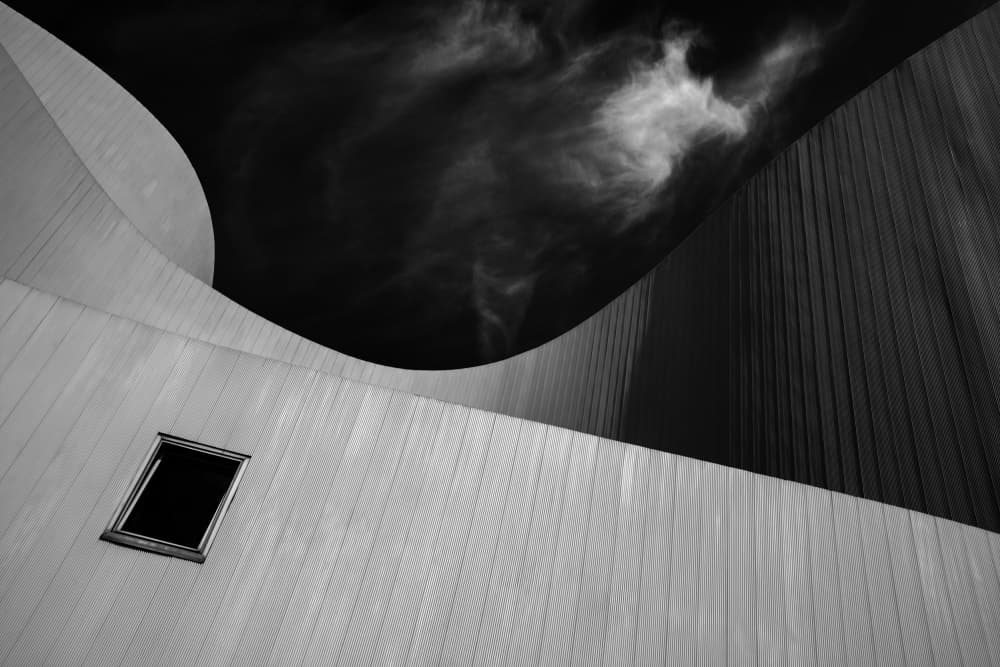 Dramatic Architectural Curves by Gilbert Claes — canvas wall art