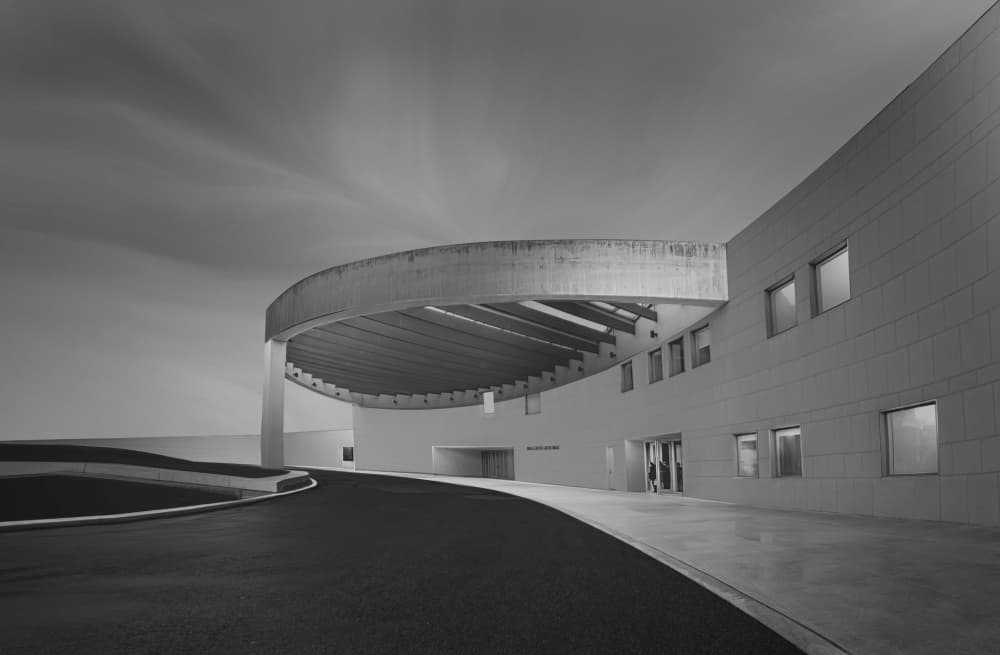 Modern Curved Architecture by Molly Fu APA — canvas wall art