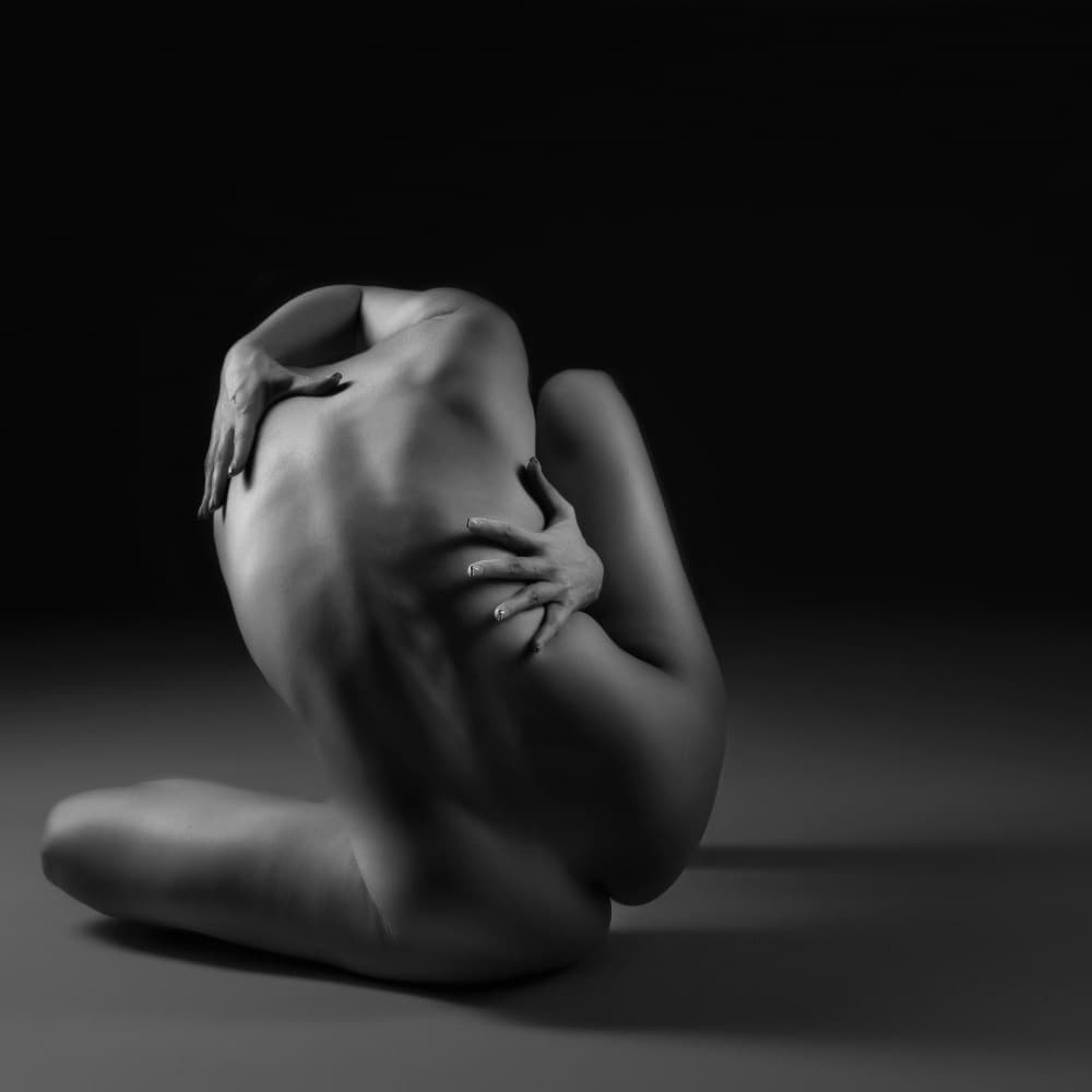 Sculptural Nude Form by Angéla Vicedomini — canvas wall art