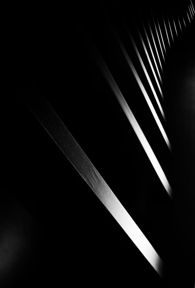 Geometric Light Lines by Shan Jiang — canvas wall art
