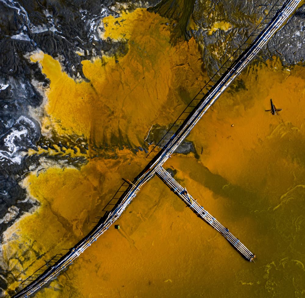 Vibrant Industrial Liquid Patterns by Ovi D. Pop — canvas wall art