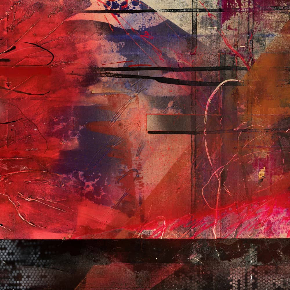 Modern Red Energy by Mikael Altersten — canvas wall art