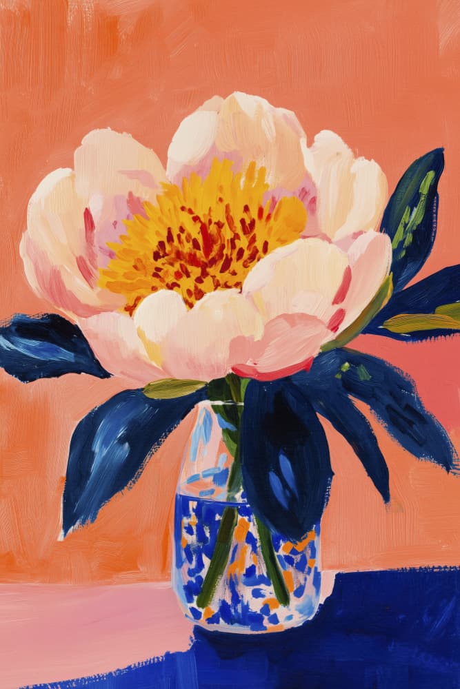Blooming Vibrance by Treechild — canvas wall art