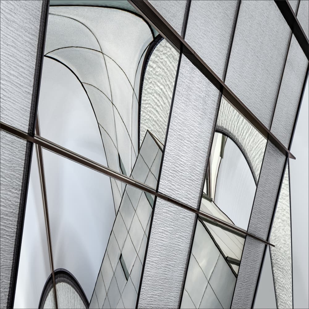 Geometric Glass Design by Gilbert Claes — canvas wall art