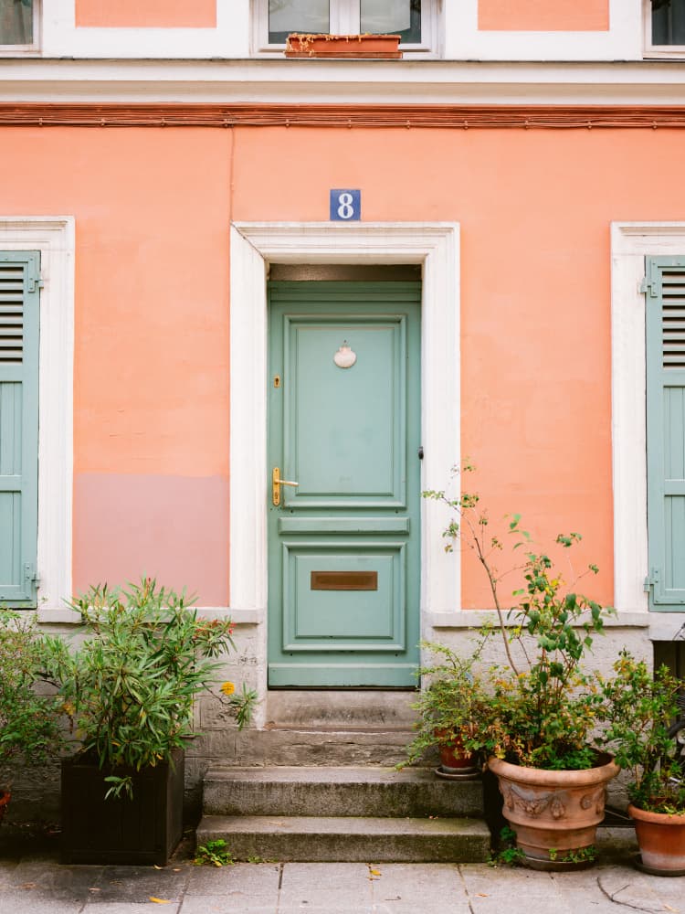 Rue de Cremieux number 8 - Paris by Raisa Zwart — canvas wall art