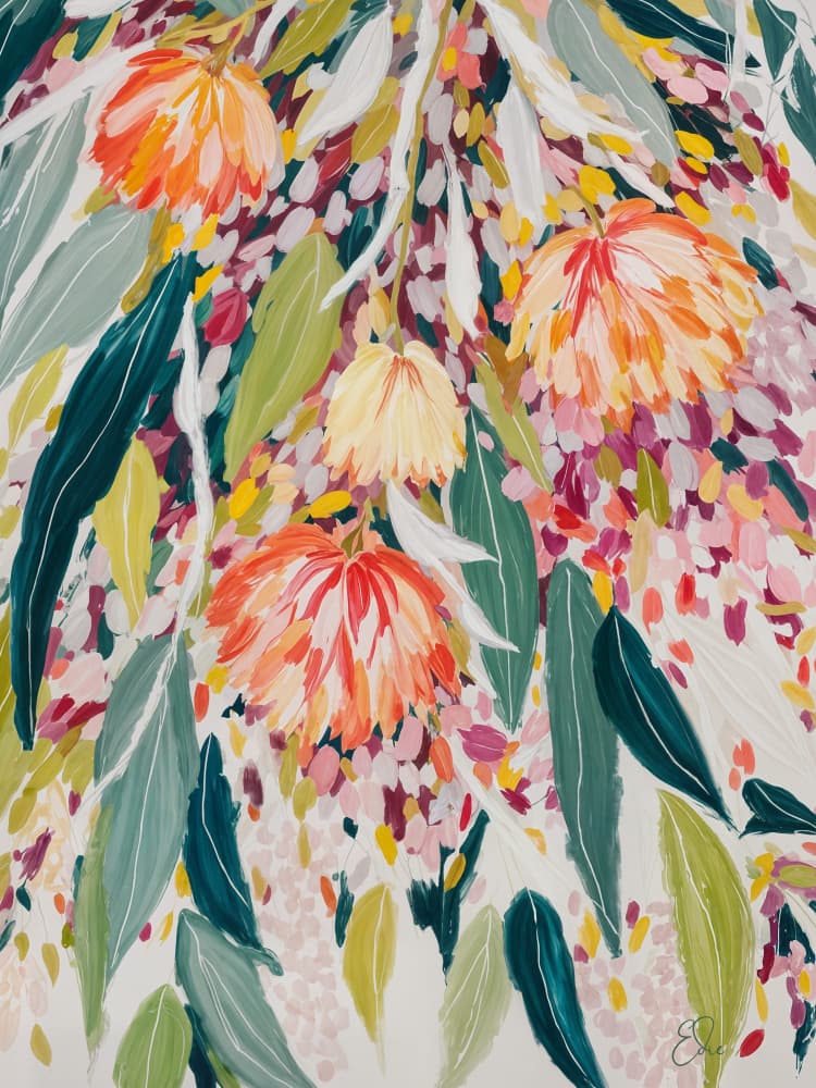 Vibrant Floral Cascade