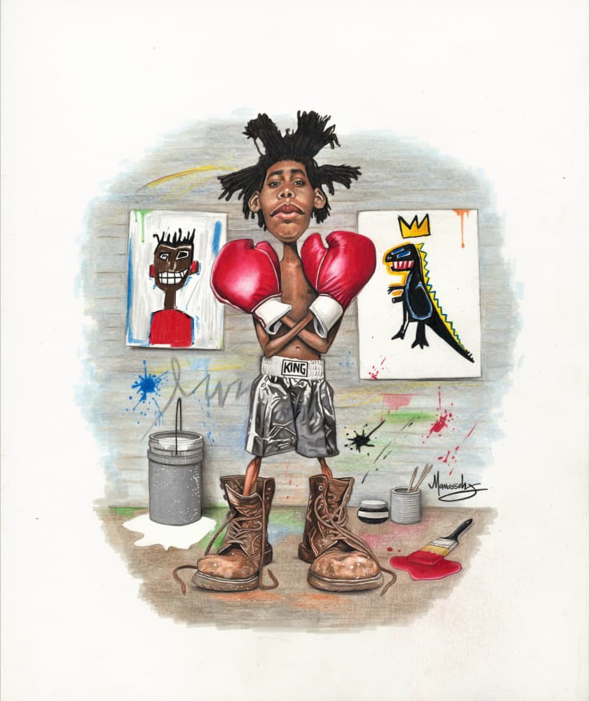 Urban Artist Boxer by Manasseh Johnson Sr. — canvas wall art