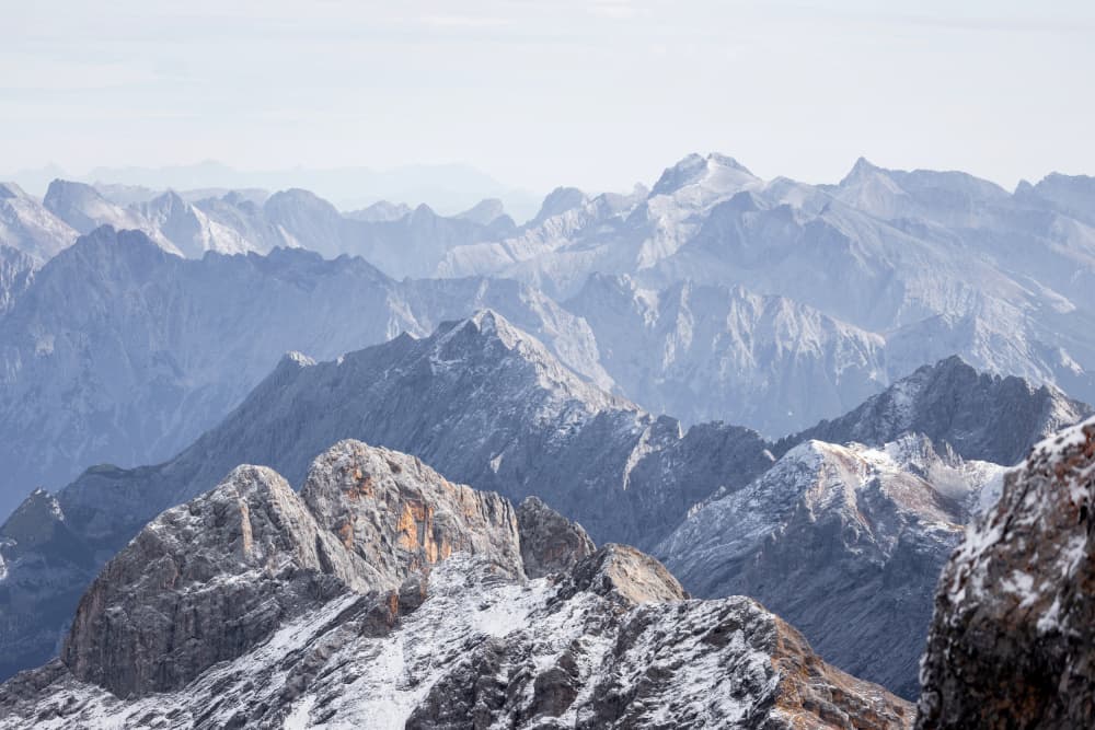 Mountain View 4 by Mareike Böhmer — canvas wall art