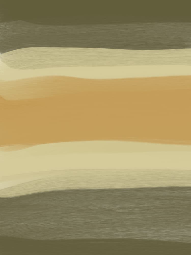 Muted Horizon Layers by Studio Palette — canvas wall art