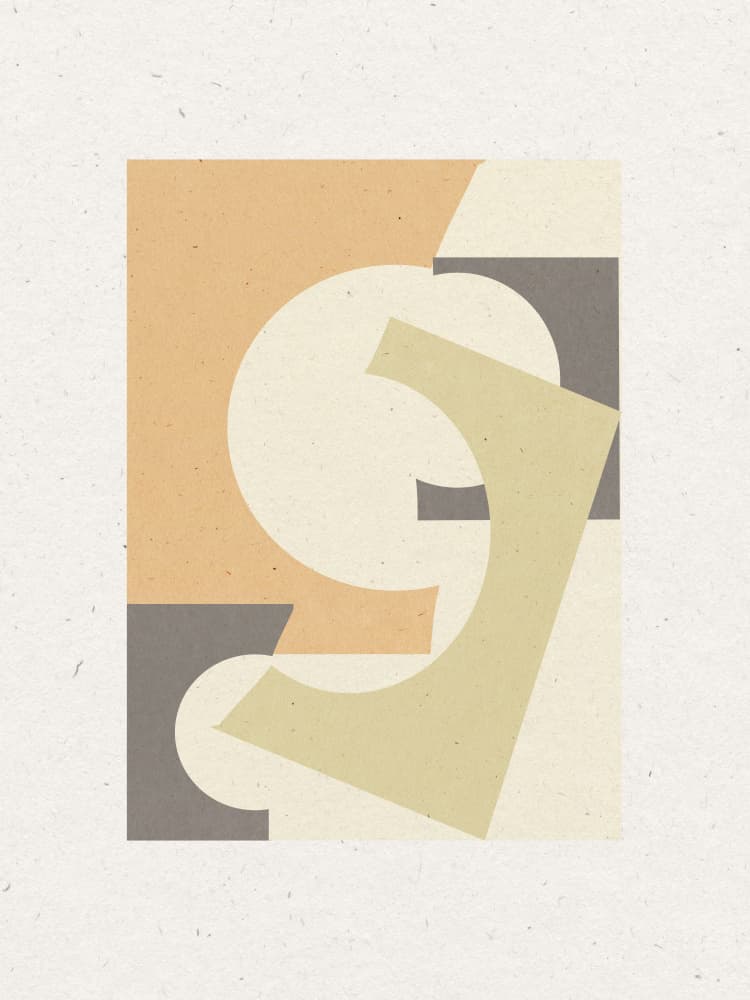 Geometric Harmony by THE MIUUS STUDIO — canvas wall art