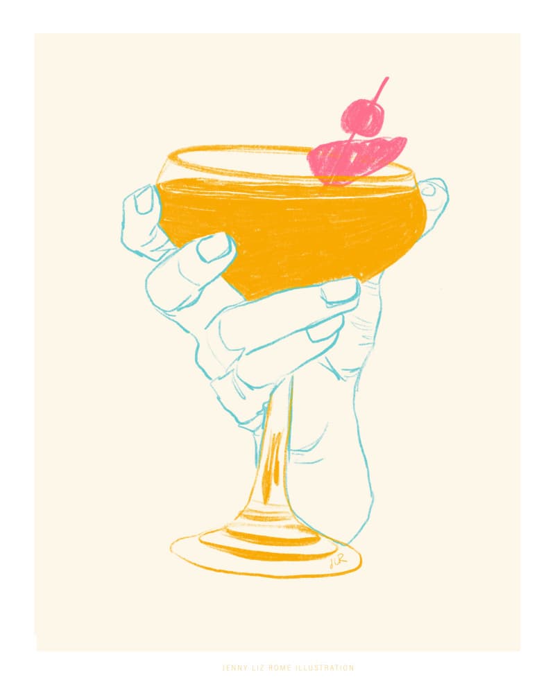 Jlr Cocktail1 by Jenny Liz Rome — canvas wall art