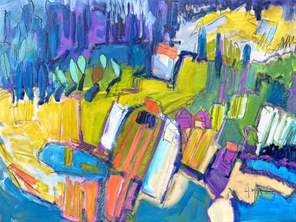 Blossoming Spectrum by Dorothy Fagan — canvas wall art