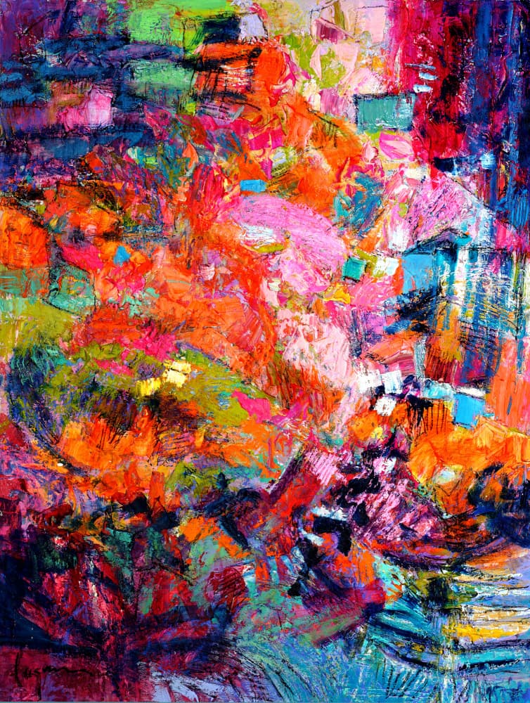 Vibrant Chaos by Dorothy Fagan — canvas wall art