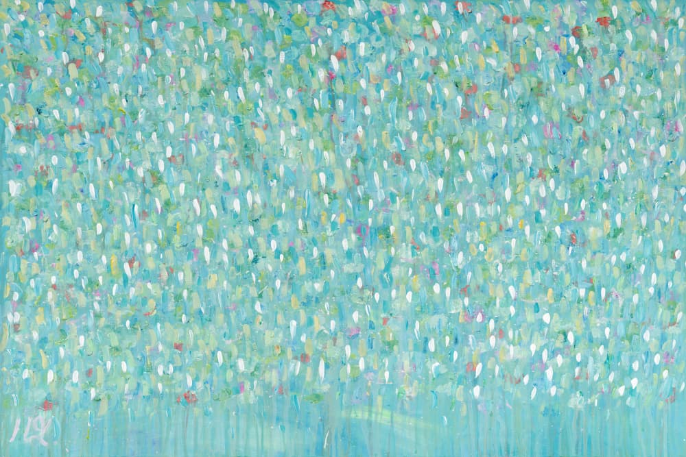 Floating Soft Colors by Helen Joynson — canvas wall art