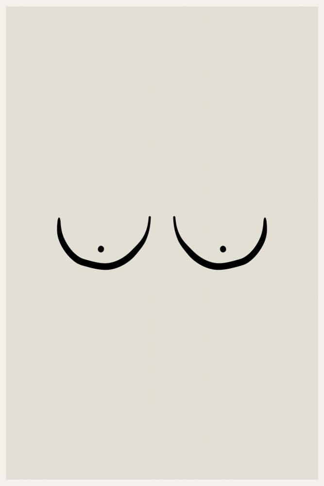 Lesboobs by Treechild — canvas wall art