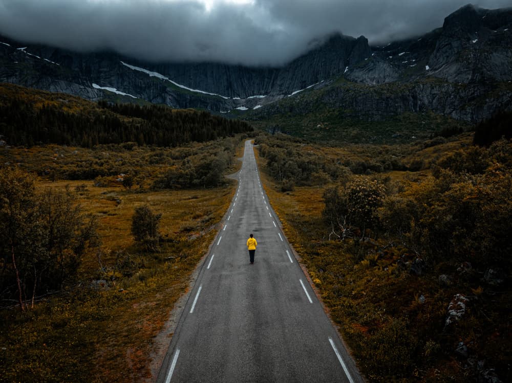 Vast Mountain Road Journey by Stefan Schilbe — canvas wall art