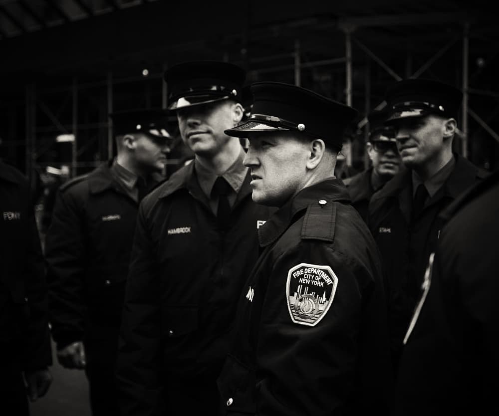 New York Firefighters by Kurt Klein — canvas wall art
