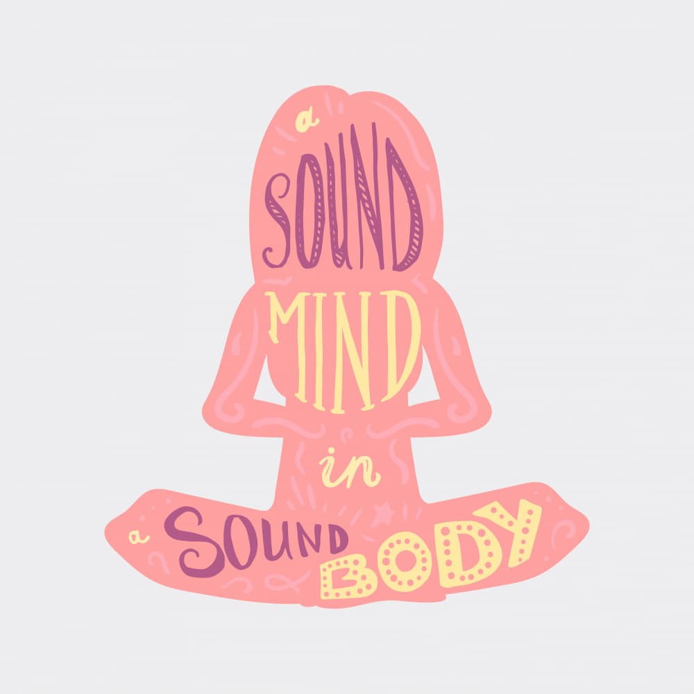 Sound Mind Sound Body by Marika Barsrsind — canvas wall art