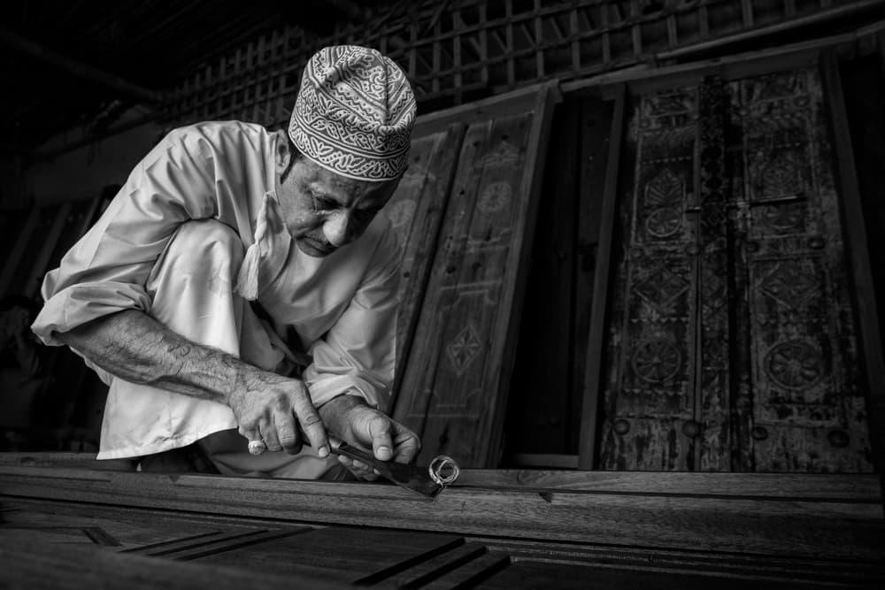 Artisan Wood Carving by Haitham AL Farsi — canvas wall art