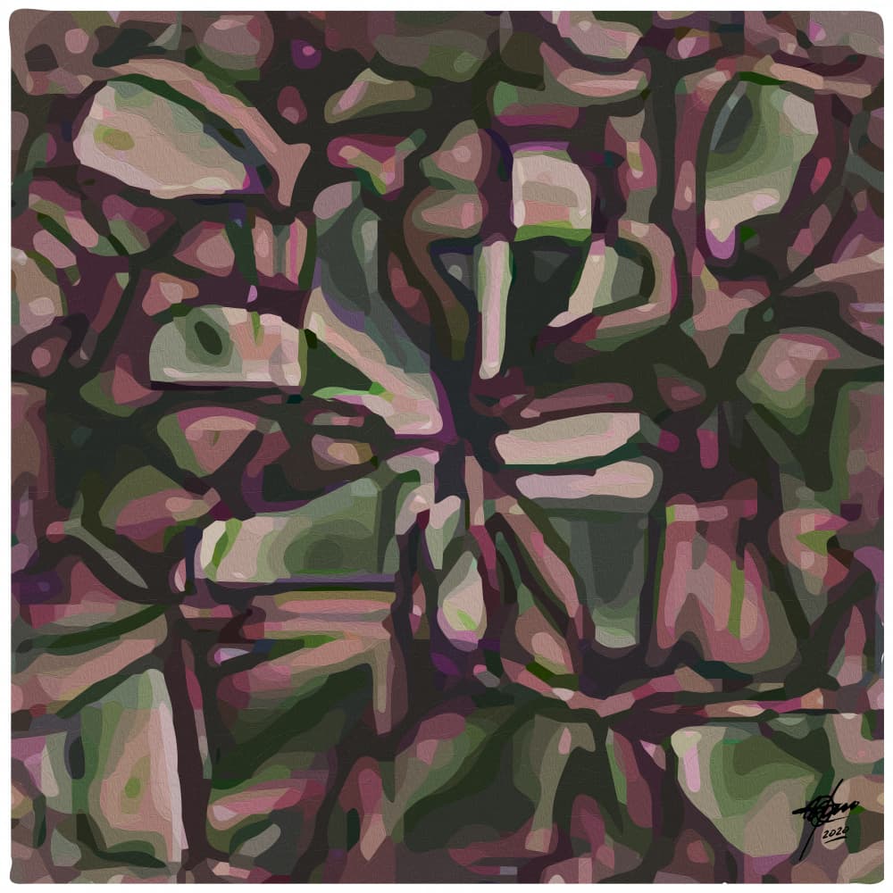 Muted Organic Shapes by Osvaldo Russo — canvas wall art