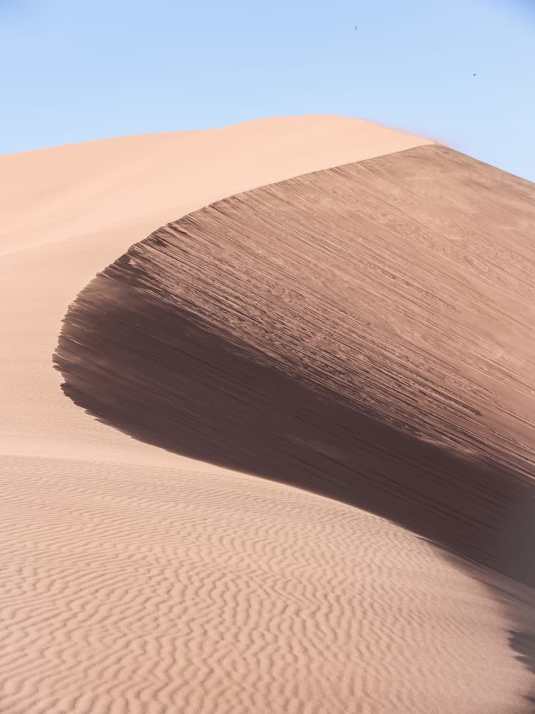 Desert's Graceful Curve by Shot by Clint — canvas wall art