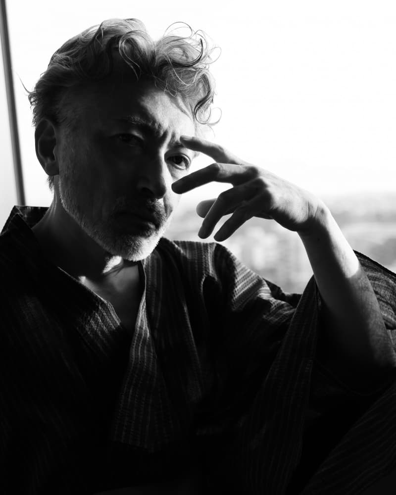 Pensive Man in Kimono by Tsutomu Sakamoto — canvas wall art