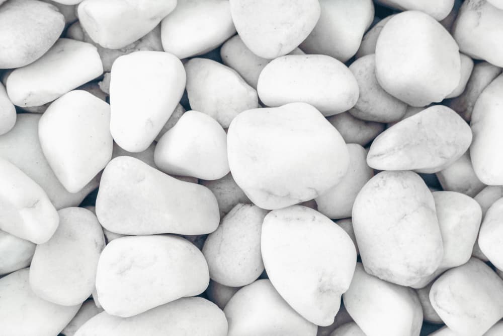 Smooth White Pebbles by Pictufy Studio III — canvas wall art