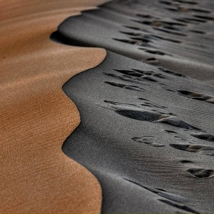 Desert Sand Contrast by Arash Karimi — canvas wall art