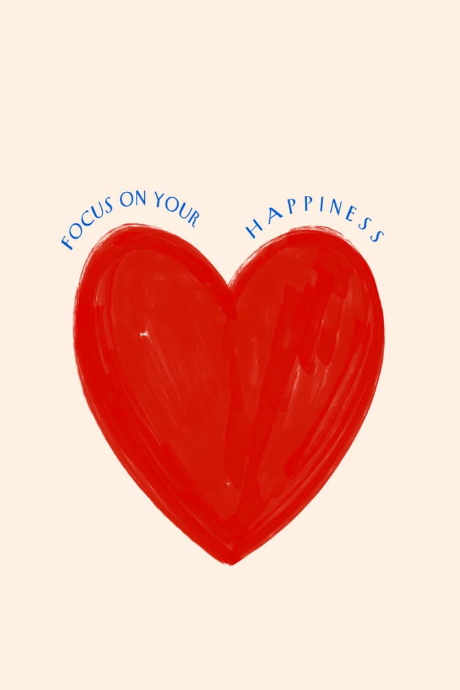 Focusonyourhappiness by Treechild — canvas wall art
