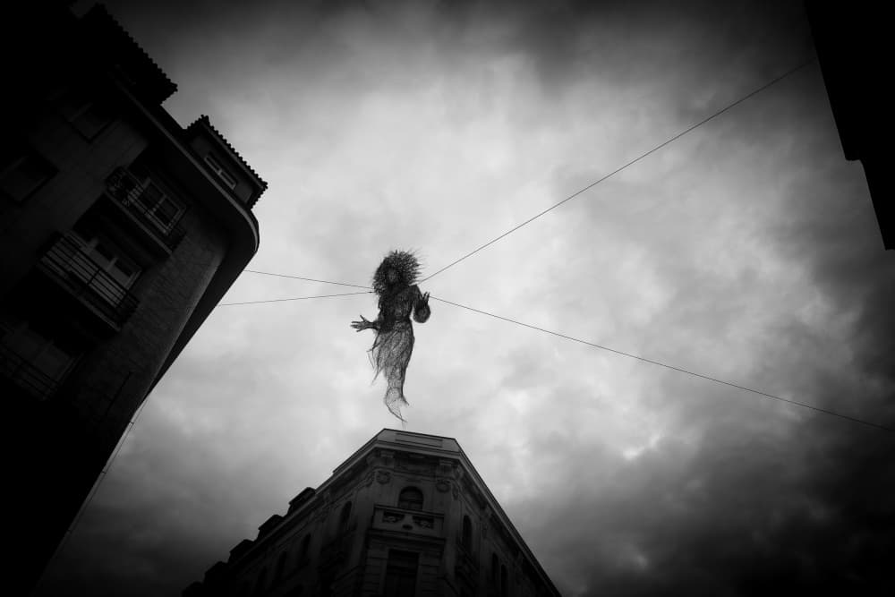 Suspended City Spirit by Milan Uhrin AFIAP AZSF — canvas wall art