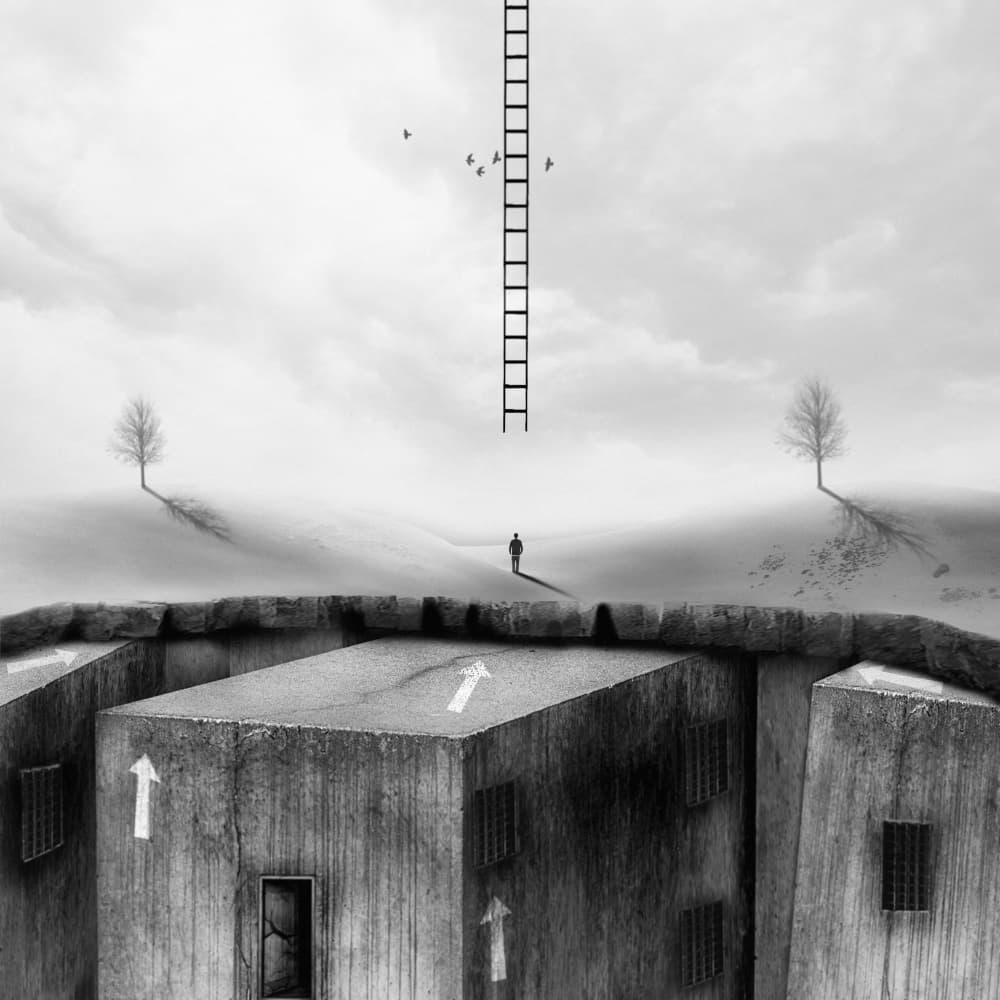 Surreal Ascent by Hadi Malijani (Malenjani) — canvas wall art